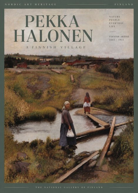Pekka Halonen A Finnish Village No4 - Plakat