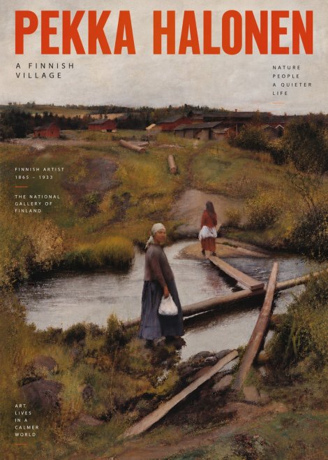 Pekka Halonen A Finnish Village No5 - Plakat
