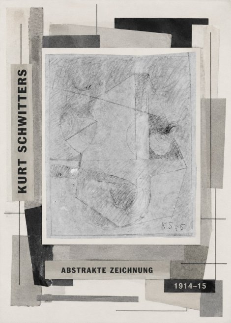 Kurt Schwitters Abstrakte Zeichnung No5 - Plakat
