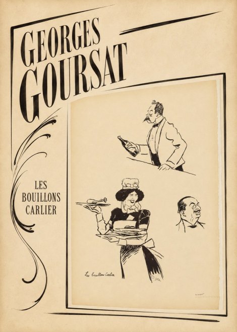Georges Goursat Les Bouillons Carlier II No2 - Plakat