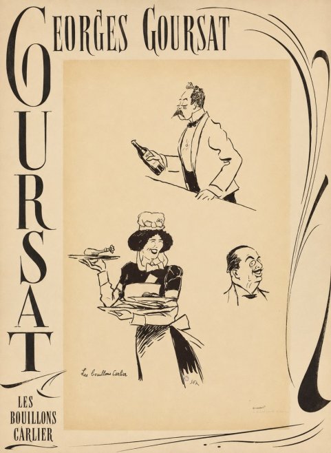 Georges Goursat Les Bouillons Carlier II No6 - Plakat