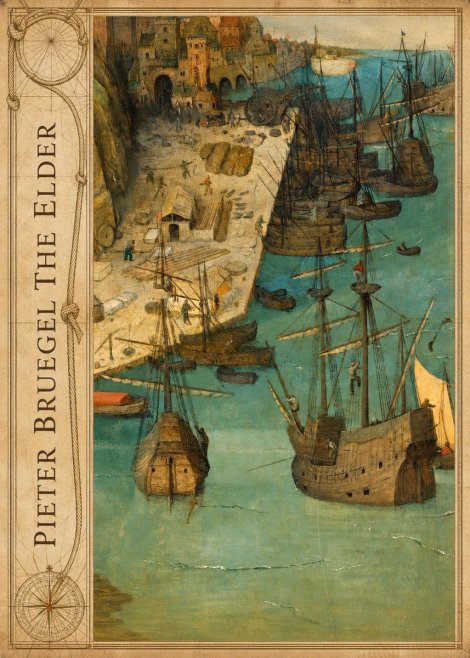 Pieter Bruegel A Port Scene No2 - Plakat