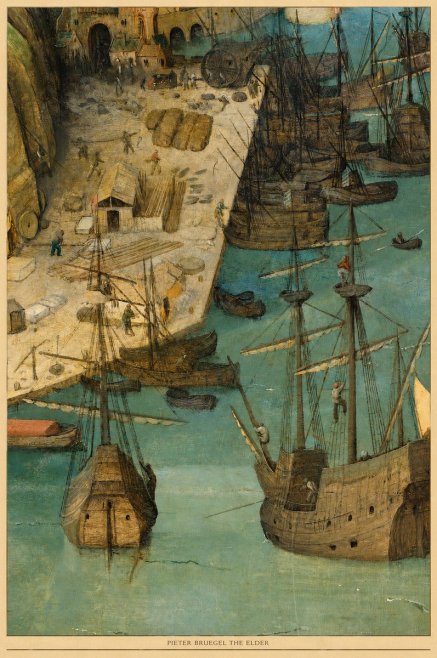 Pieter Bruegel A Port Scene No6 - Plakat