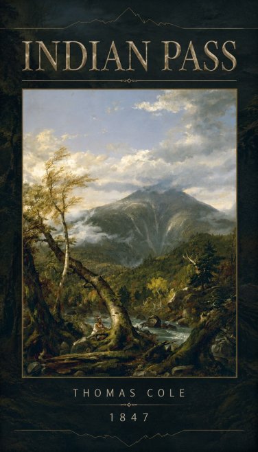 Thomas Cole Indian Pass II No3 - Plakat