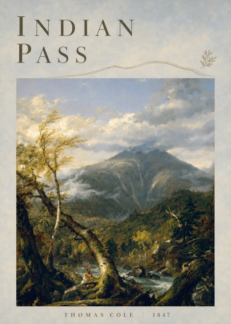 Thomas Cole Indian Pass II No4 - Plakat