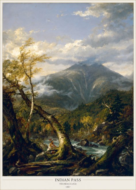Thomas Cole Indian Pass II No6 - Plakat