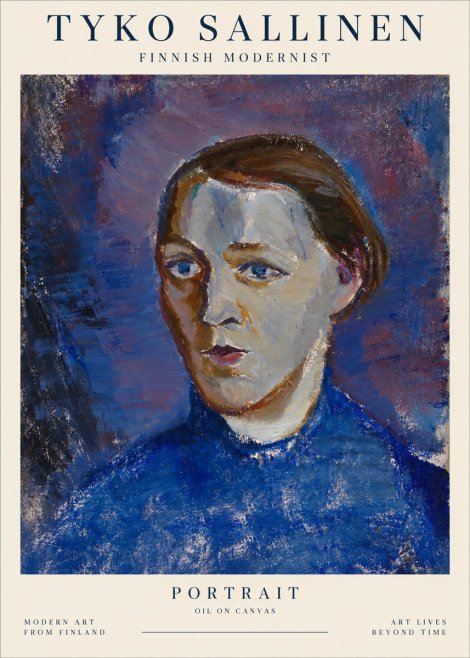 Tyko Sallinen Portrait II No1 - Plakat