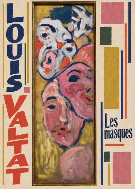 Louis Valtat Les Masques No3 - Plakat