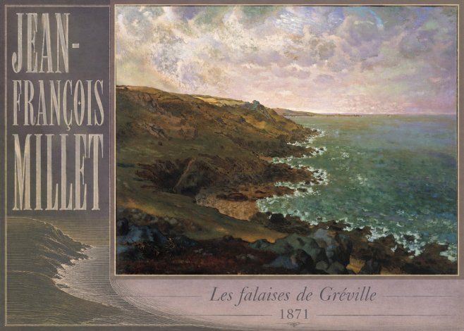 Jean-François Millet Les Falaises De Gréville No3 - Plakat