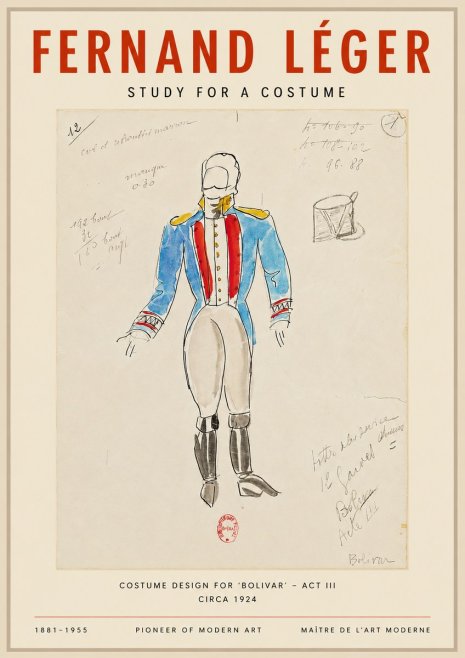 Fernand Léger Bolivar Acte Iii No3 - Plakat