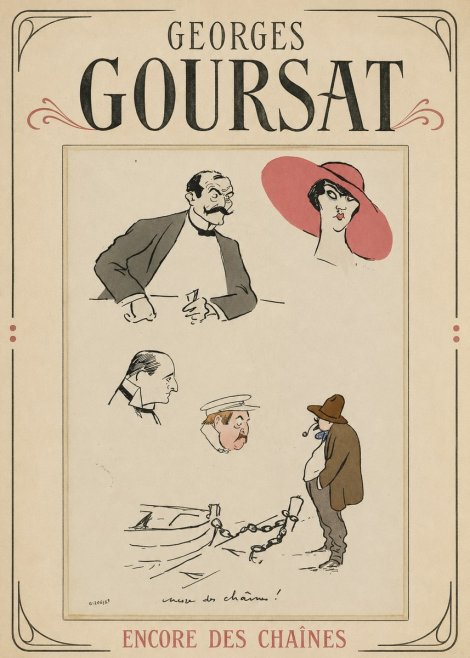 Georges Goursat Encore Des Chaînes! No1 - Plakat