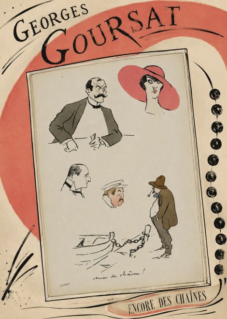 Georges Goursat Encore Des Chaînes! No6 - Plakat