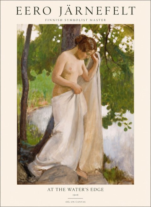 Eero Järnefelt At the Water's Edge No1 - Plakat