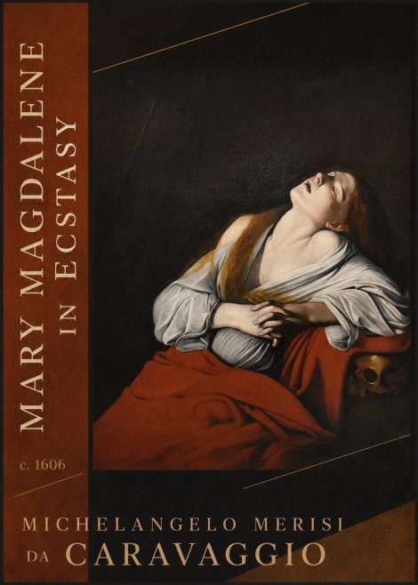 Michelangelo Merisi da Caravaggio Mary Magdalene in Ecstasy No2 - Plakat