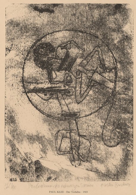 Paul Klee Der Verliebte III No6 - Plakat