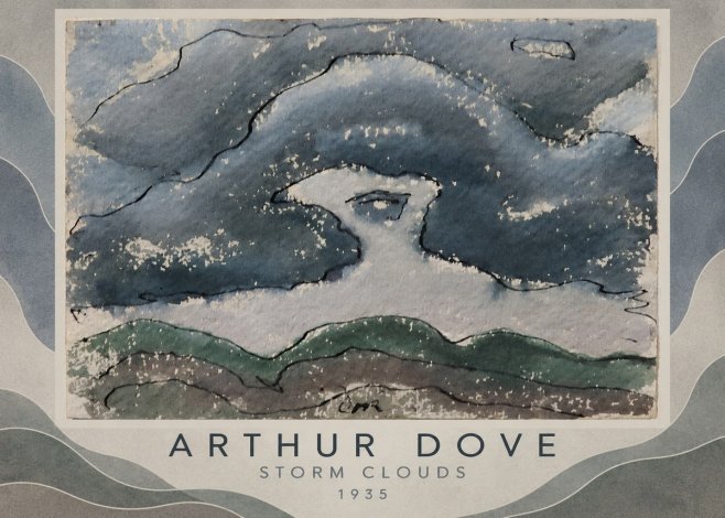 Arthur Dove Storm Clouds No1 - Plakat