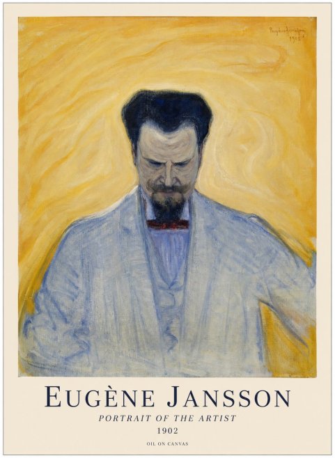 Eugène Jansson Portrait of the Artist II No1 - Plakat