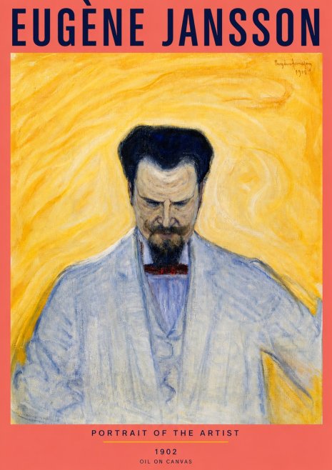 Eugène Jansson Portrait of the Artist II No3 - Plakat