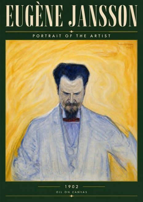 Eugène Jansson Portrait of the Artist II No5 - Plakat