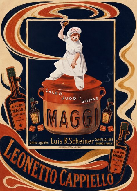 Leonetto Cappiello Maggi No6 - Plakat
