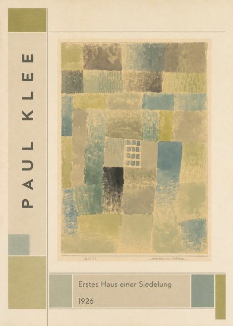 Paul Klee Erstes Haus Einer Siedelung No2 - Plakat