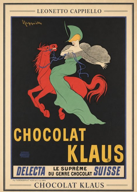 Leonetto Cappiello Chocolat Klaus III No3 - Plakat