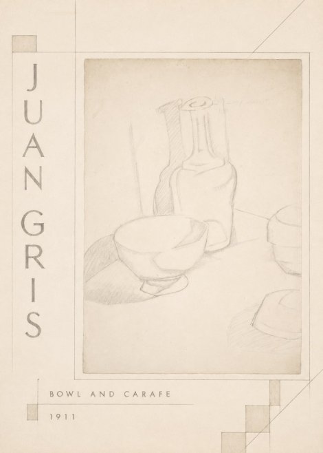 Juan Gris Bowl and Carafe No3 - Plakat