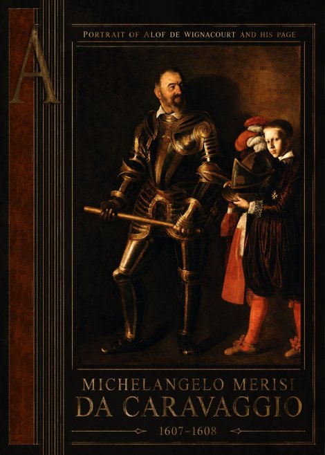 Michelangelo Merisi da Caravaggio Portrait of Alof De Wignacourt and His Page No3 - Plakat