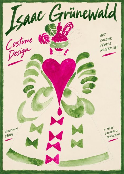 Isaac Grünewald Costume Design XVI No4 - Plakat