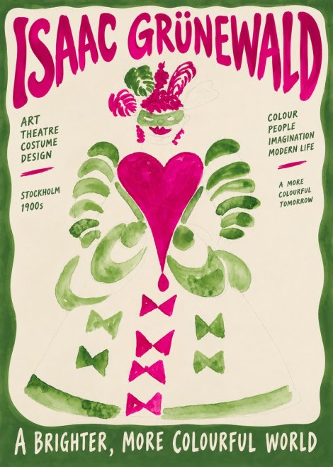 Isaac Grünewald Costume Design XVI No6 - Plakat