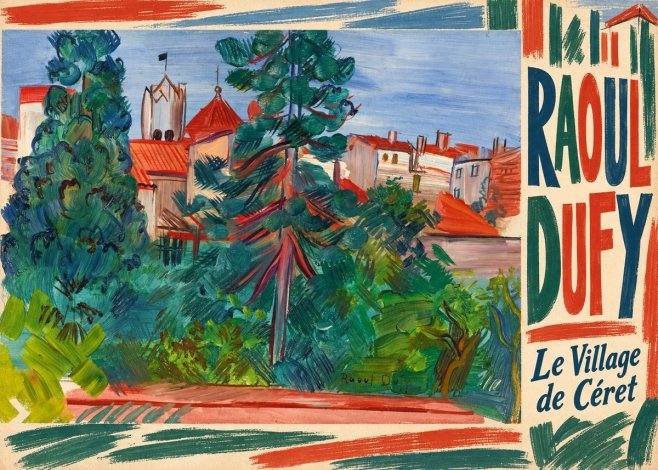 Raoul Dufy Le Village De Céret No2 - Plakat