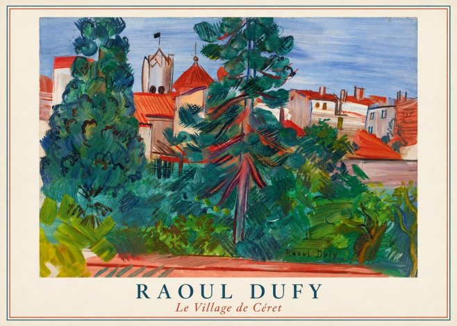 Raoul Dufy Le Village De Céret No4 - Plakat