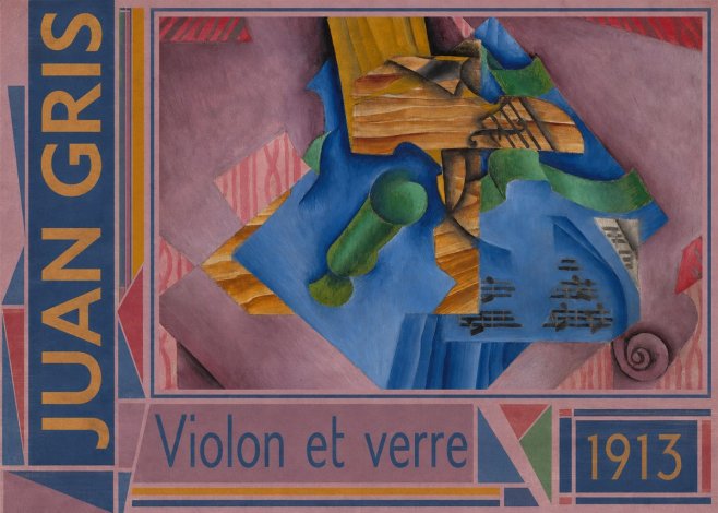 Juan Gris Violon Et Verre No2 - Plakat