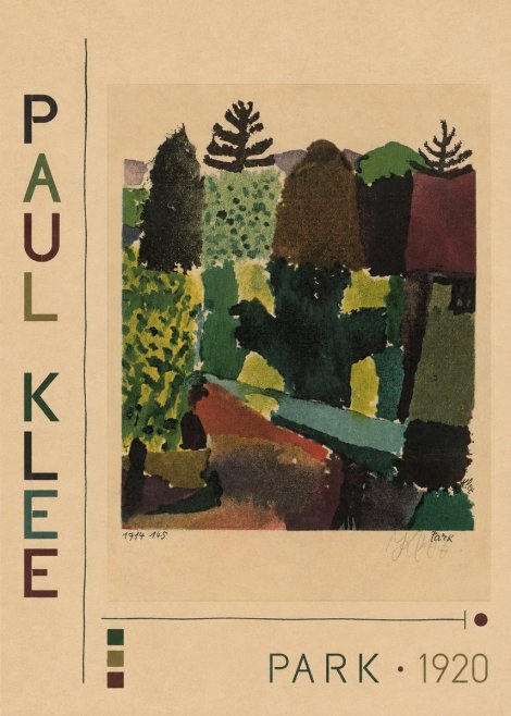 Paul Klee Park II No2 - Plakat