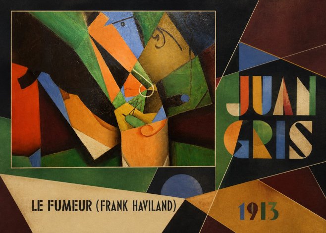 Juan Gris Le Fumeur (Frank Haviland) No4 - Plakat