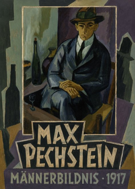 Max Pechstein Männerbildnis • 1917 No5 - Plakat