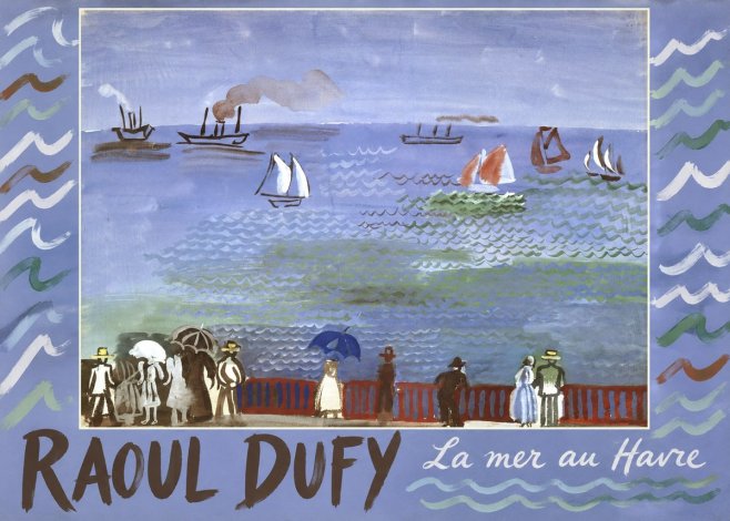 Raoul Dufy La Mer Au Havre No2 - Plakat