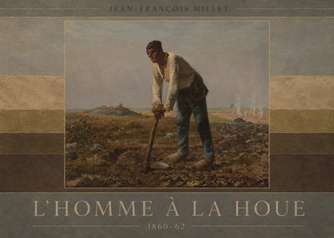 Jean-François Millet L'homme À La Houe No6 - Plakat
