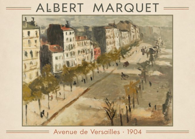 Albert Marquet Avenue De Versailles · 1904 No1 - Plakat
