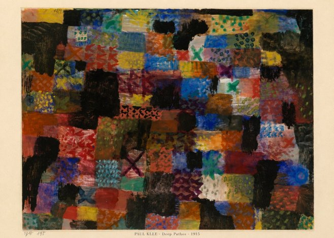 Paul Klee Deep Pathos No6 - Plakat