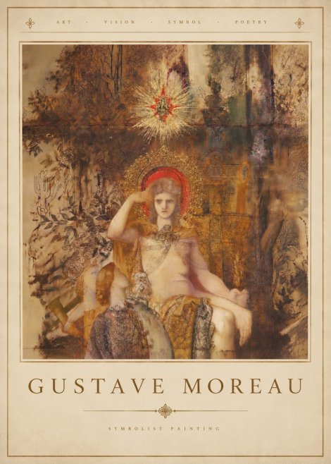 Gustave Moreau Jupiter and Semele III No4 - Plakat