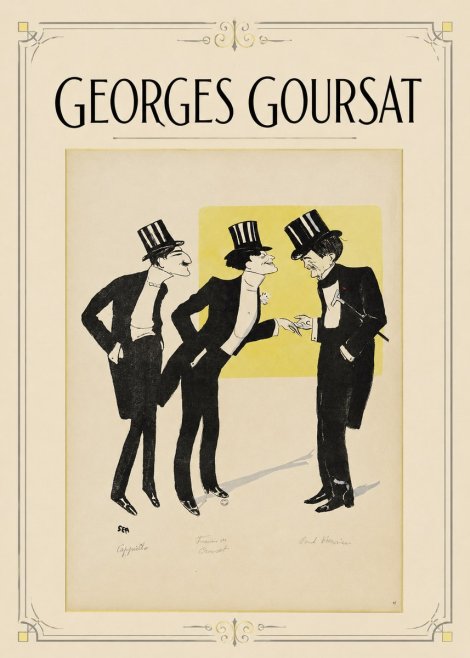 Georges Goursat Capiello, Fraxin De Crouset, Poul Hervieu No1 - Plakat