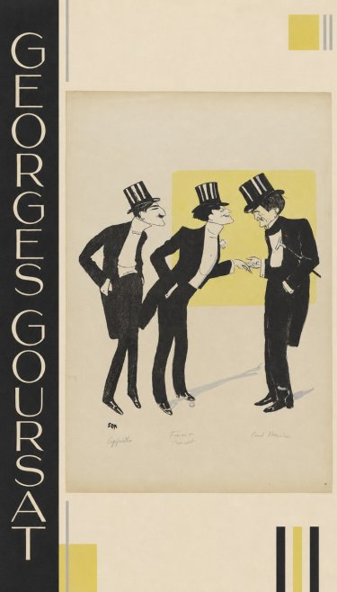 Georges Goursat Capiello, Fraxin De Crouset, Poul Hervieu No2 - Plakat