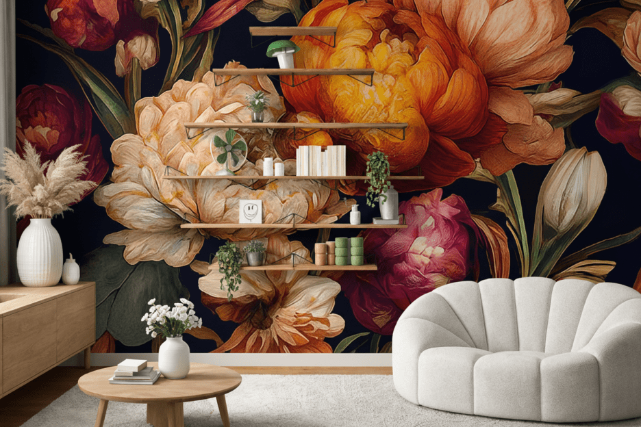 Floral Tundra Tapestry