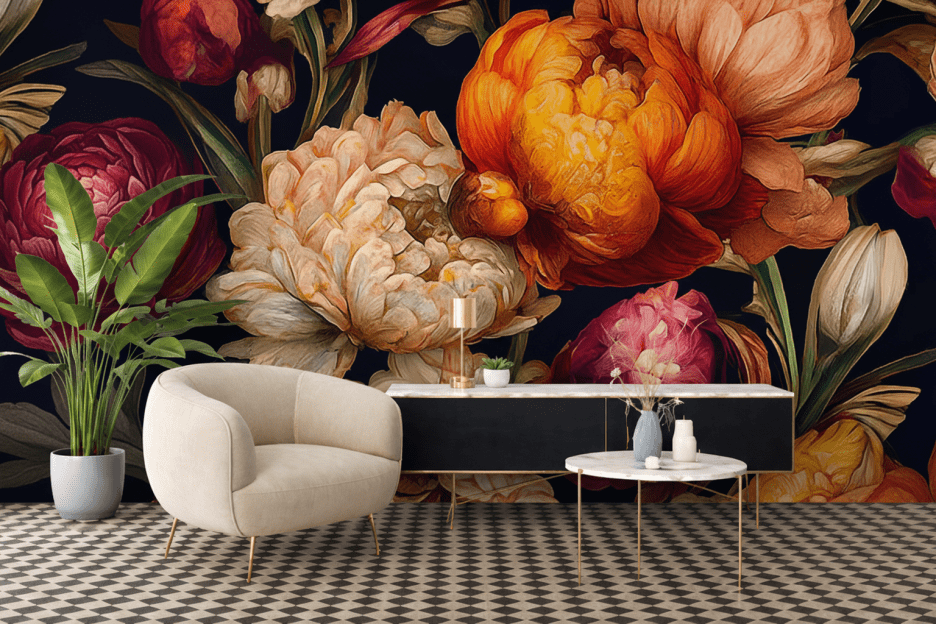 Floral Tundra Tapestry