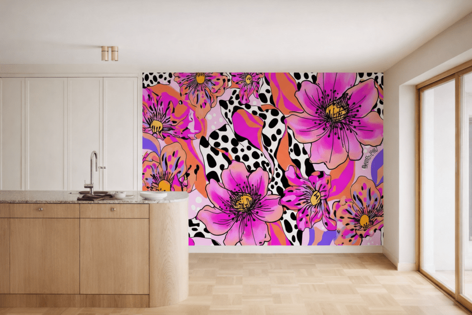 Vivid Flora Mosaic