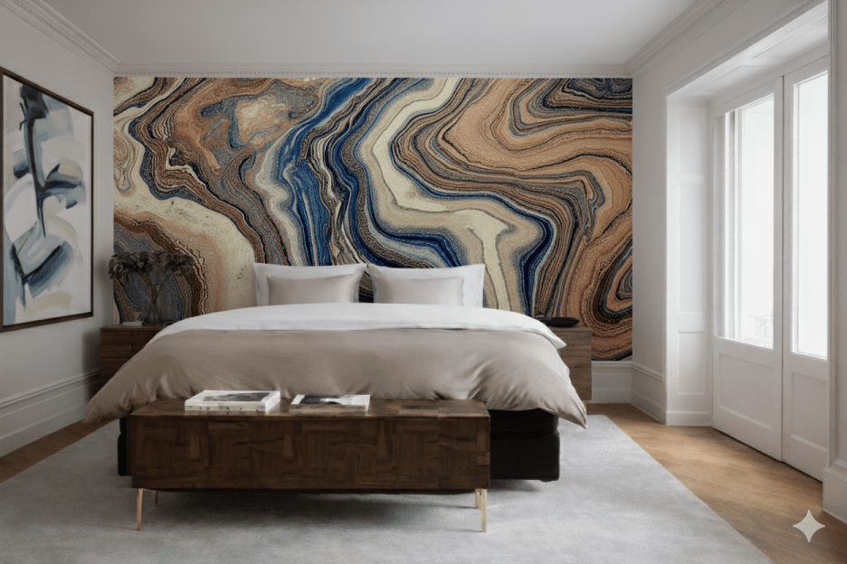 Wavy Terracotta Tides