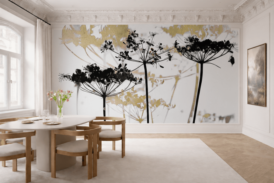 Silhouette Blossom Veil