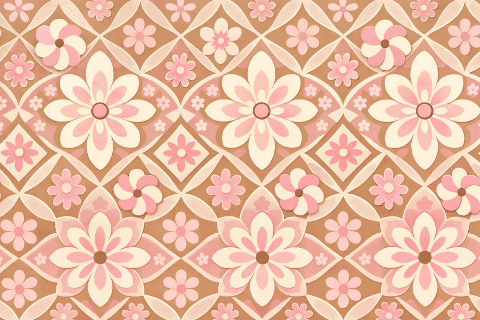 Retro Floral Quilt