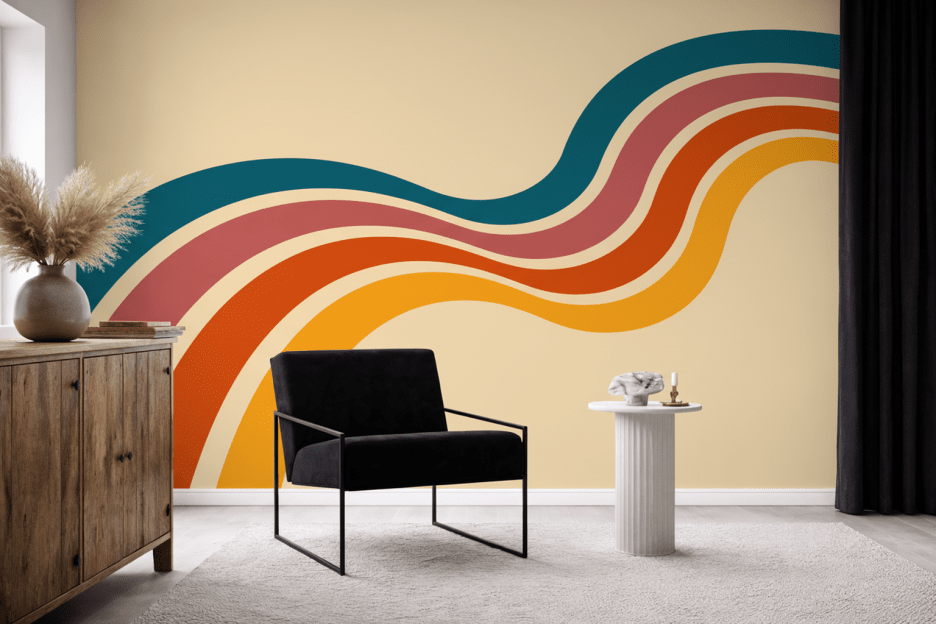 Winding Glow Stripes